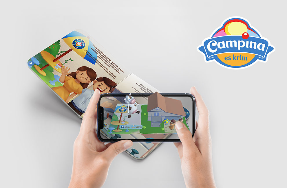 The Story of Campina – Augmented Reality Book